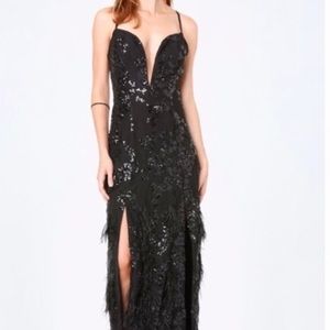 Bebe full length gown